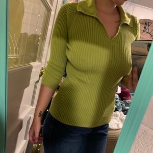 Green sweater